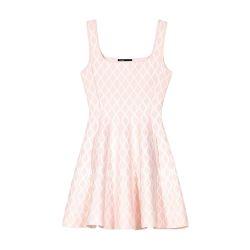 Short jacquard knit dress by MAJE