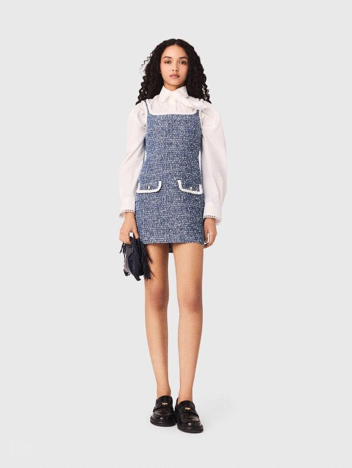 Short tweed dress by MAJE