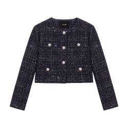 Short tweed jacket by MAJE