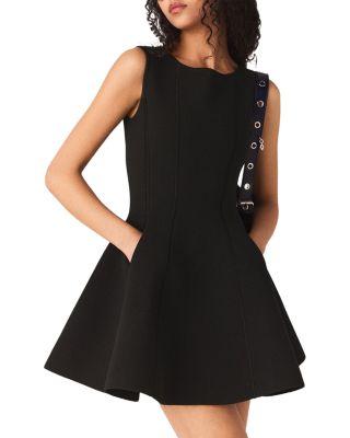 Skater Dress with Embellished Back Bows by MAJE