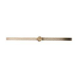 Slim belt with clover buckle by MAJE