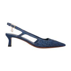 Slingback pumps in rhinestone by MAJE