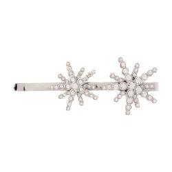 Star rhinestone barrette by MAJE