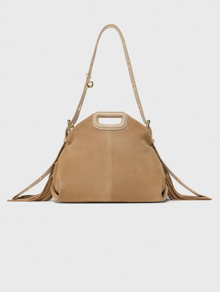 Suede Miss M bag by MAJE