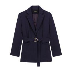 Suit jacket with pleated back by MAJE