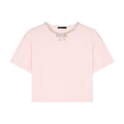 T-shirt with jewellery neck by MAJE