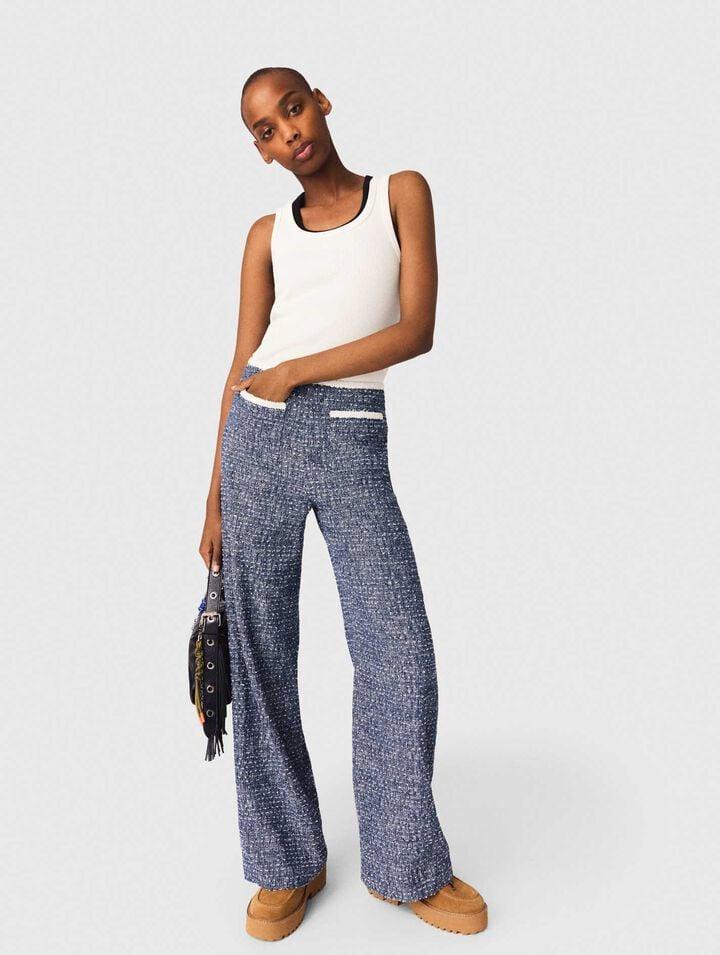 Tweed trousers by MAJE