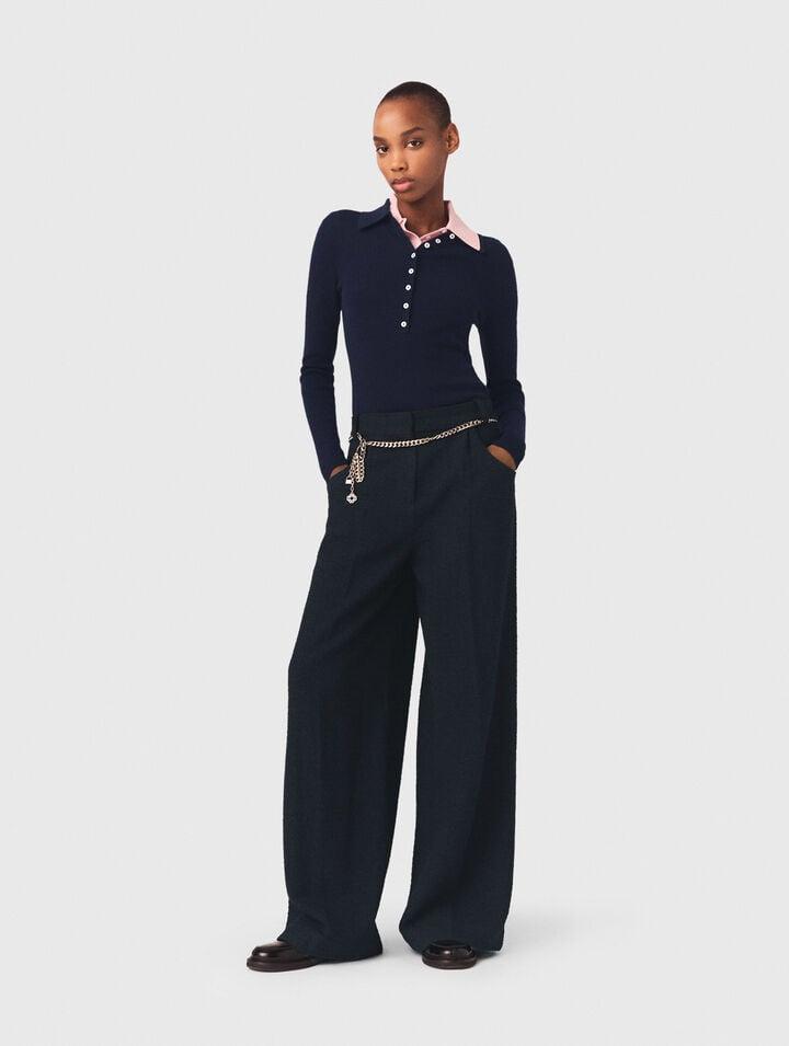 Tweed trousers by MAJE