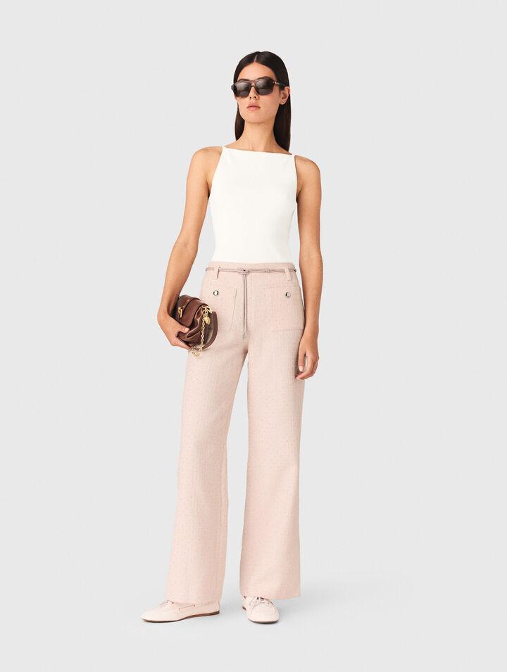 Tweed trousers by MAJE
