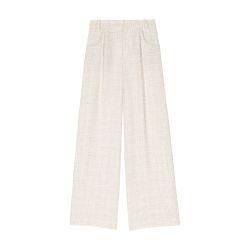 Wide-leg tweed trousers by MAJE