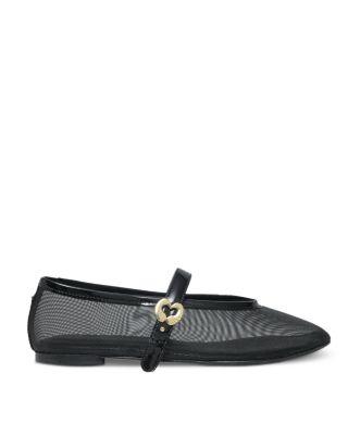 Women's Mesh Ballet Flats by MAJE