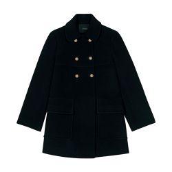 Wool blend coat by MAJE