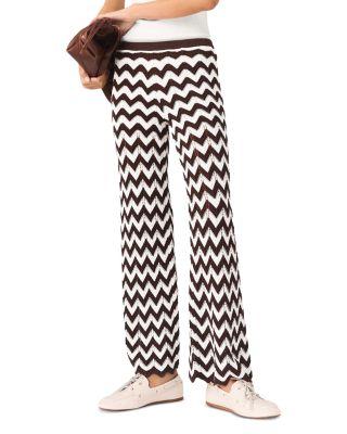 Zig Zag Crochet Trousers by MAJE