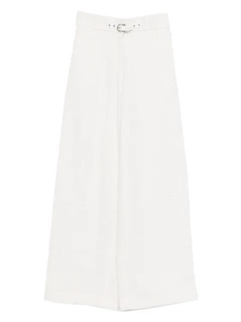 belt flared trousers by MAJE
