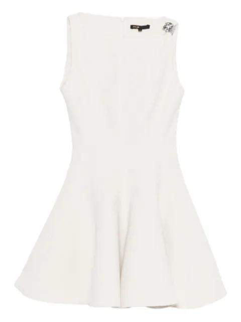 buckle appliqué mini dress by MAJE