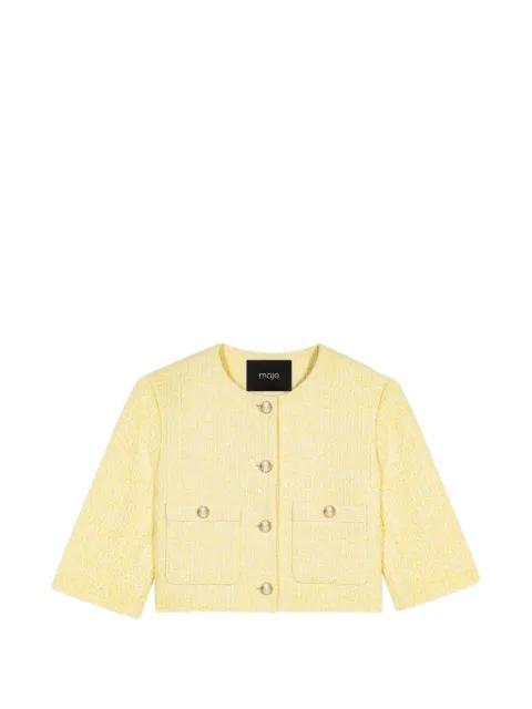 buttoned pocket blazer by MAJE