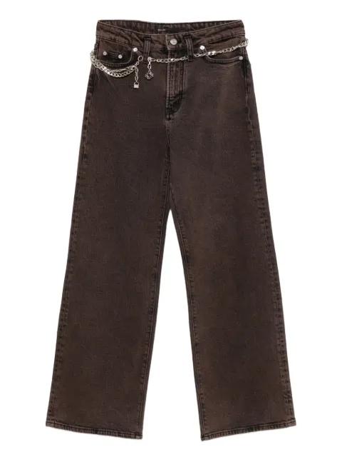 chain-belt jeans by MAJE