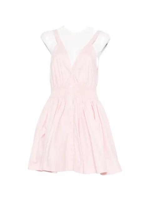 cotton flared mini dress by MAJE