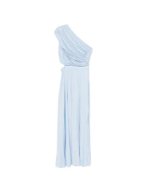 cut-out one-shoulder midi dress by MAJE