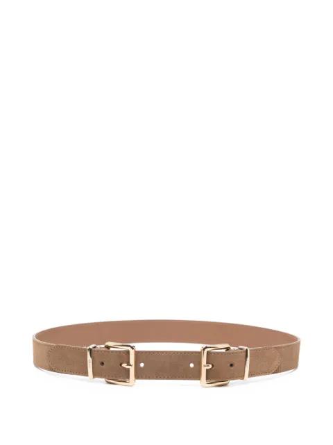 double-buckle belt by MAJE