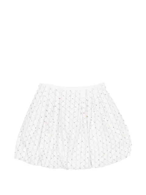 embellished bubble mini skirt by MAJE