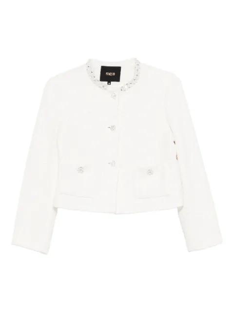 embellished tweed jacket by MAJE