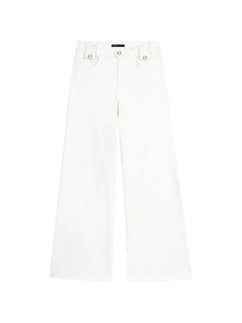 flared denim jeans by MAJE