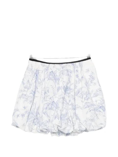 floral-print bubble mini skirt by MAJE