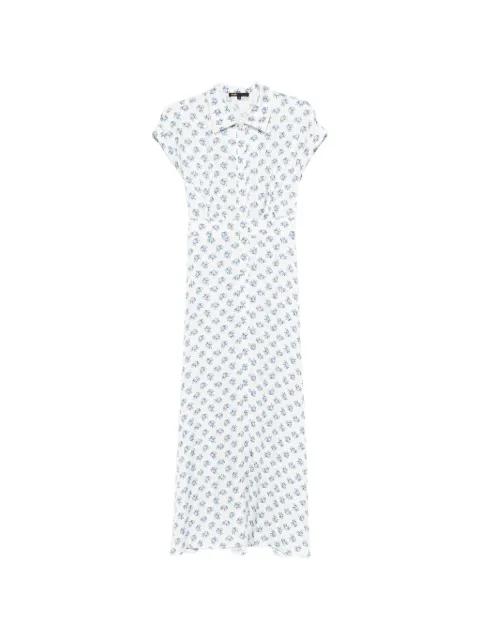flower-print mini dress by MAJE