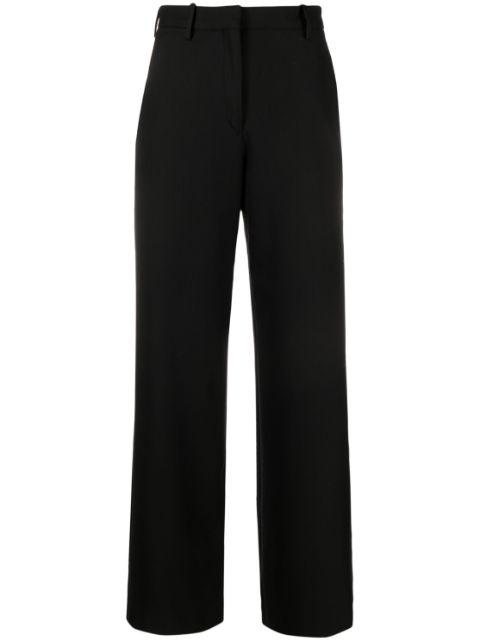 high-waist flared trousers by MAJE