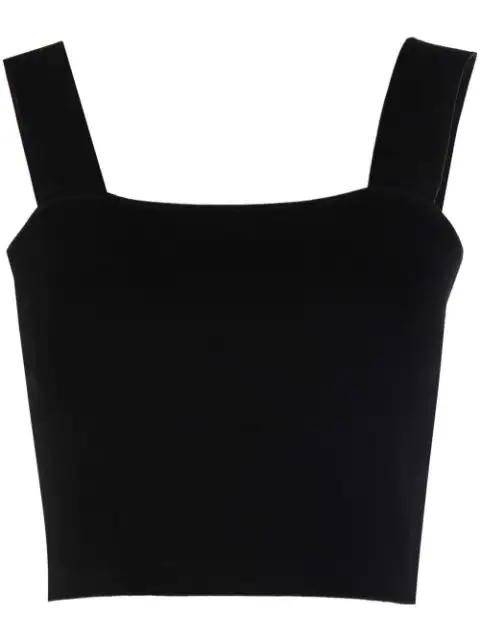 knitted crop top by MAJE