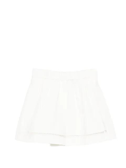lace trim shorts by MAJE