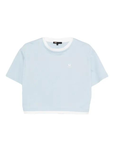 logo-embroidered T-shirt by MAJE