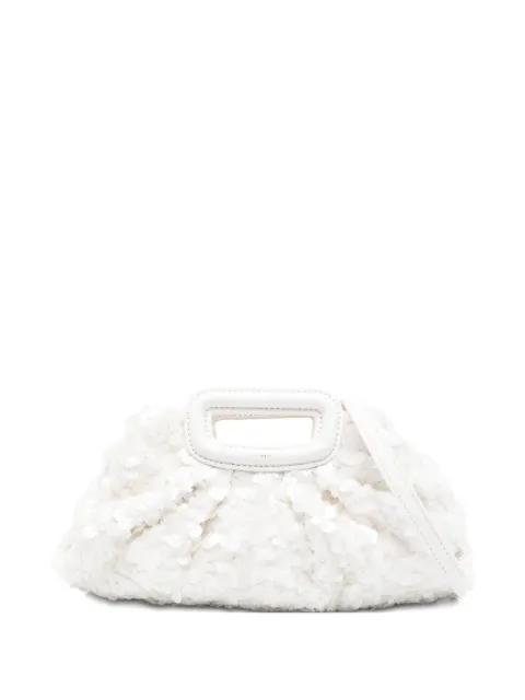 mini Milpli sequin-embellished clutch bag by MAJE