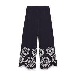 pants with crochet detail by MAJE