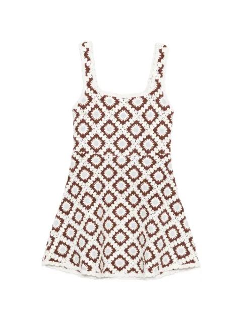 pattern mini dress by MAJE