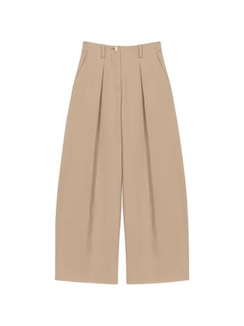 pleated balloon pants by MAJE