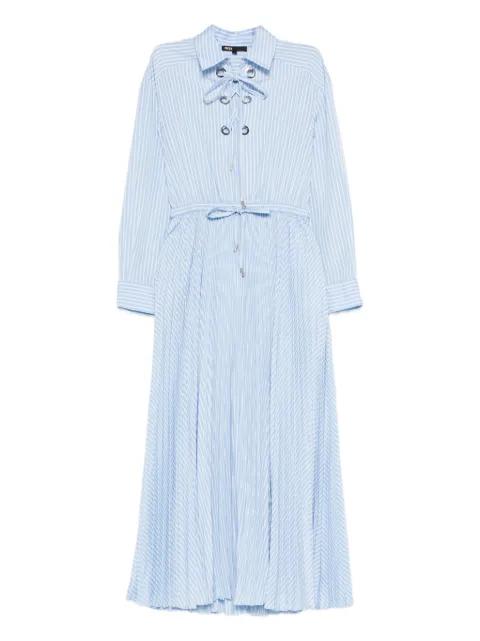 pleated maxi dress by MAJE