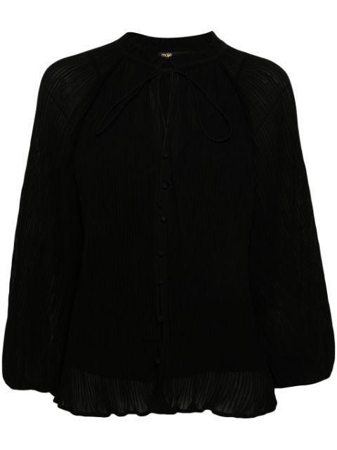 pleated shirt by MAJE