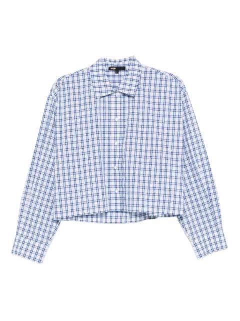 rhinestone shirt with removable tie by MAJE