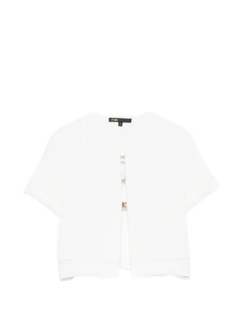 ribbed-knit cropped top by MAJE
