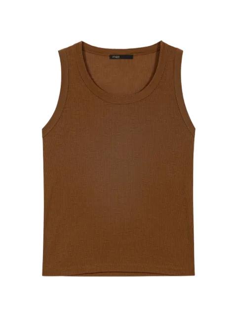 ribbed-knit tank top by MAJE