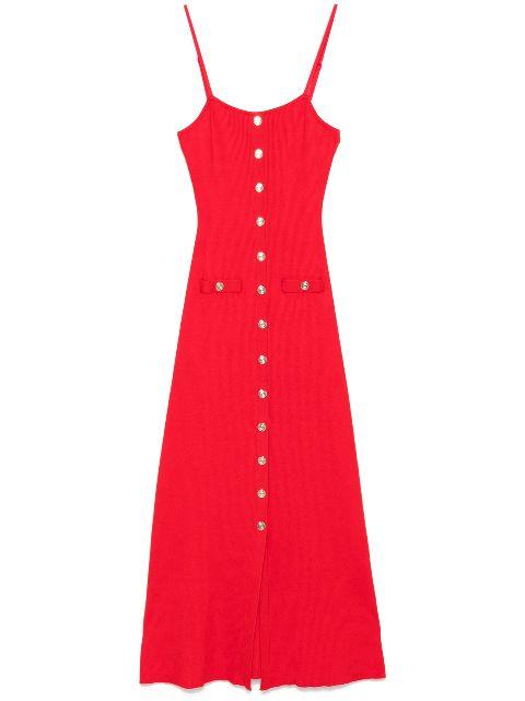 ribbed midi dress by MAJE