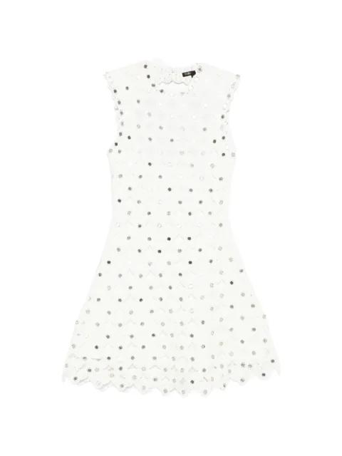 scalloped sequins mini dress by MAJE