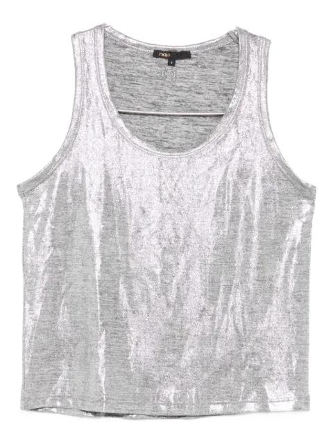 shimmering tank-top by MAJE