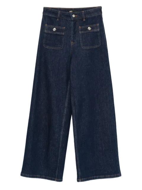 stretch-cotton jeans by MAJE