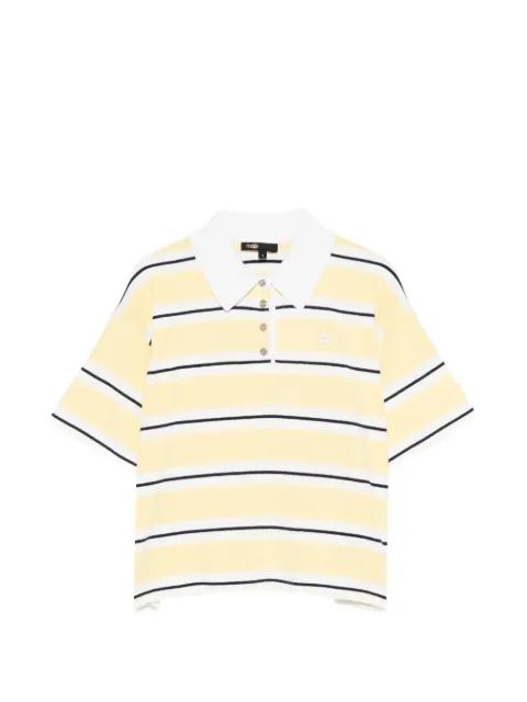 striped polo shirt by MAJE