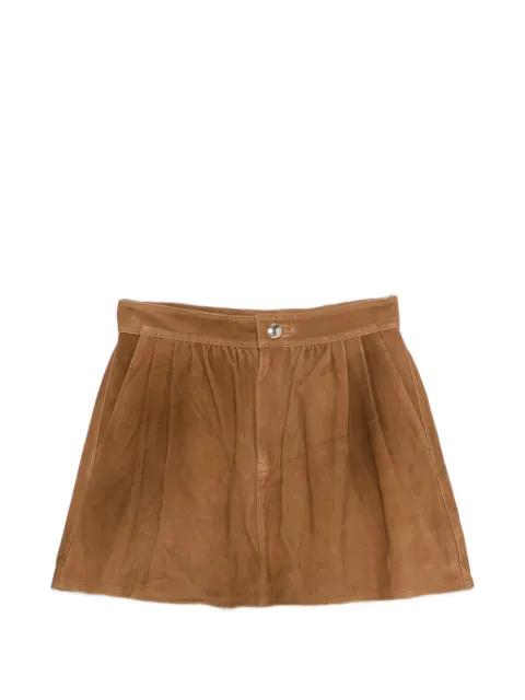suede mini skirt by MAJE