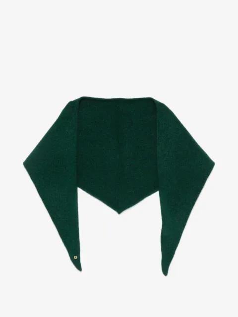 yak blend triangle scarf by MAJE