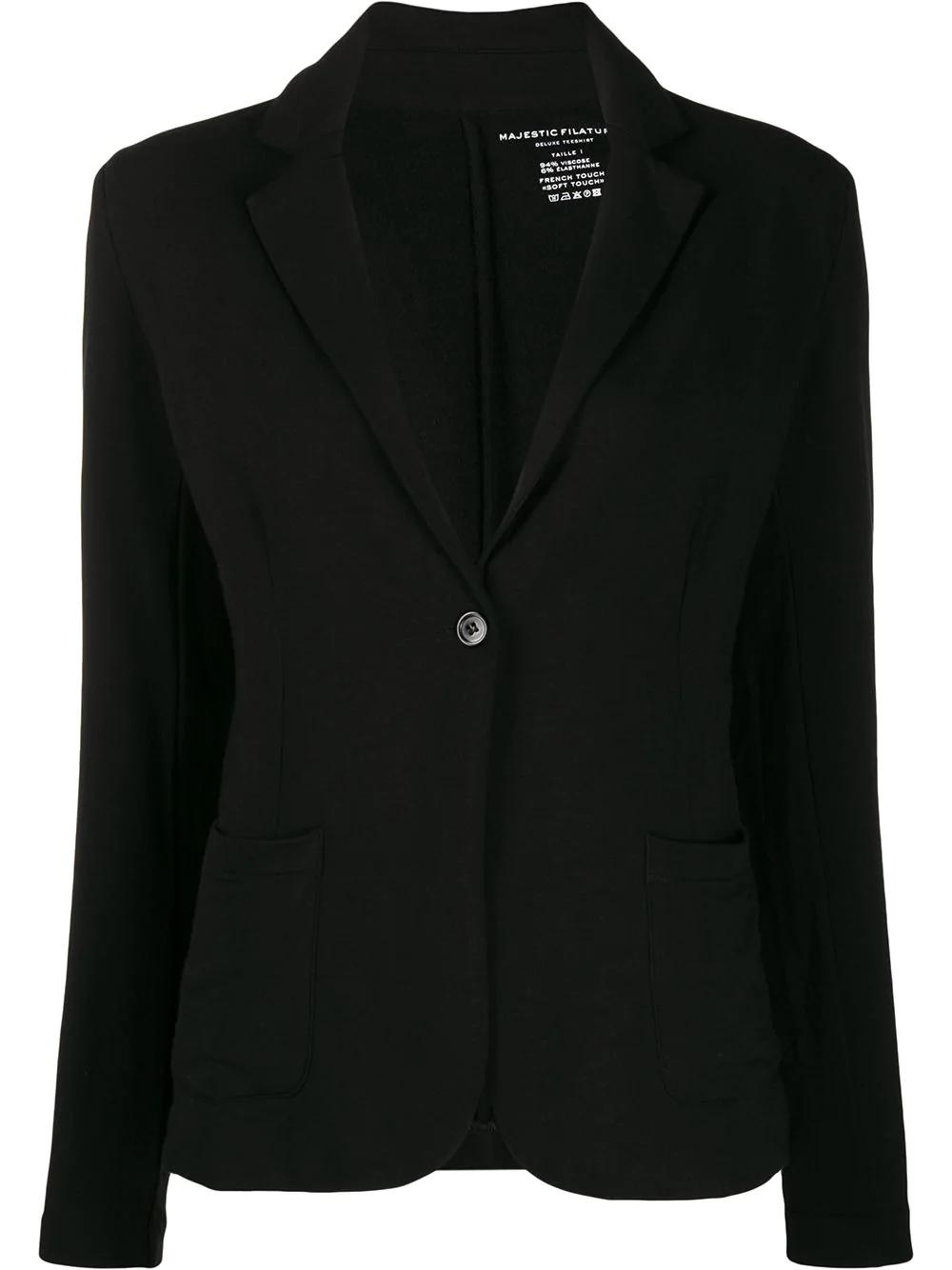 Americana ribbed blazer by MAJESTIC FILATURES